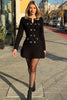 Siena Knit Dress – Schwarz