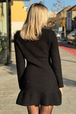 Siena Knit Dress – Schwarz
