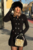 Siena Knit Dress – Schwarz