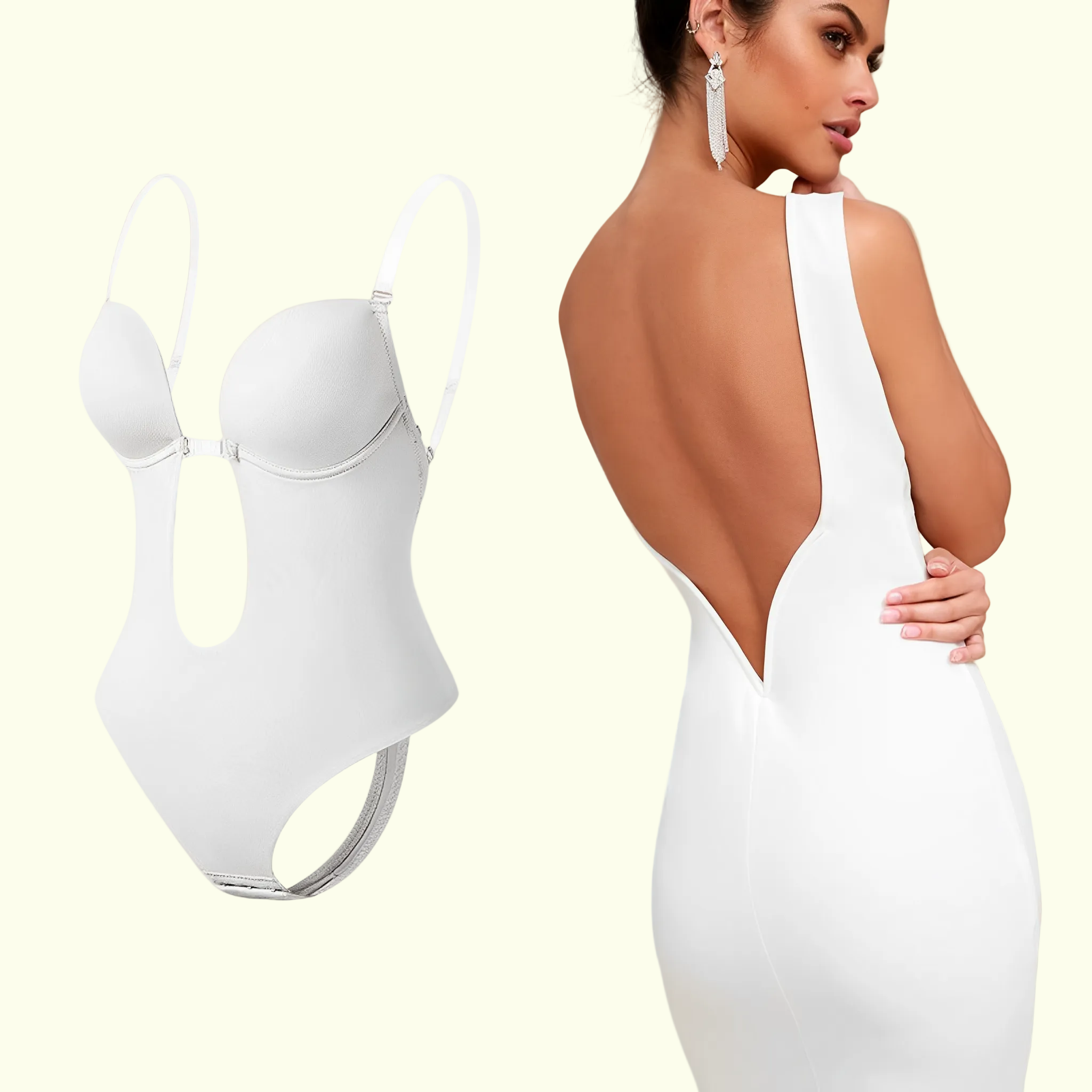 Rhea - Rugloser Body BH