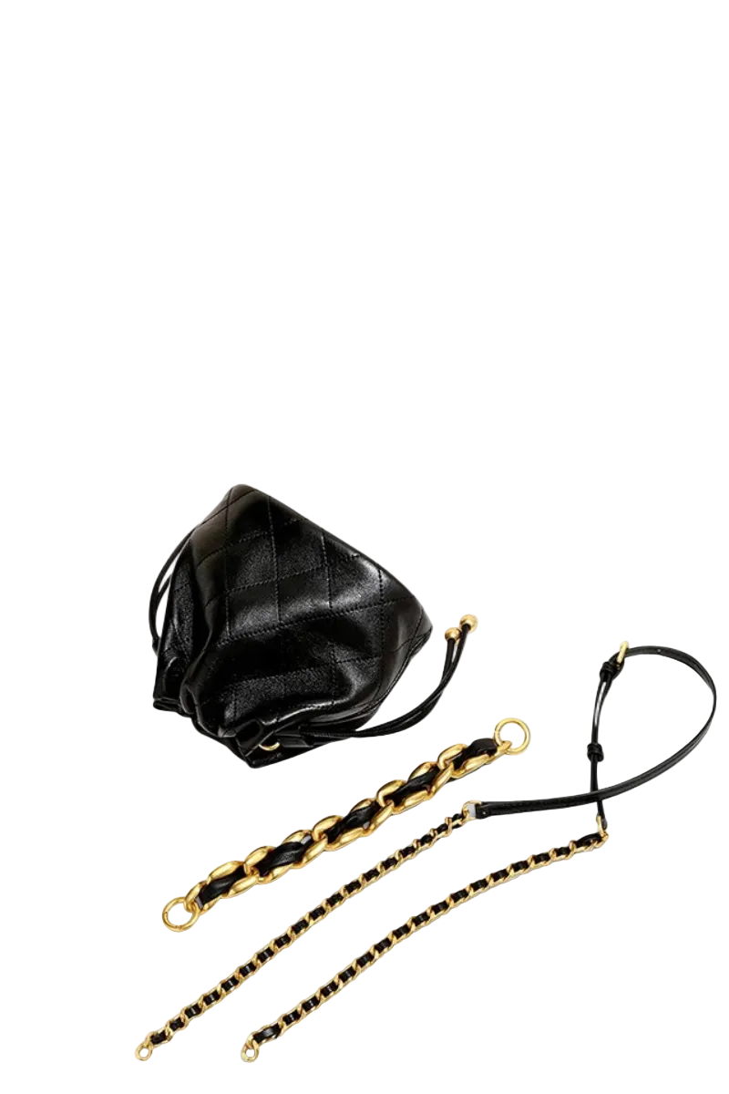 Bella Pouch – Schwarz & Gold