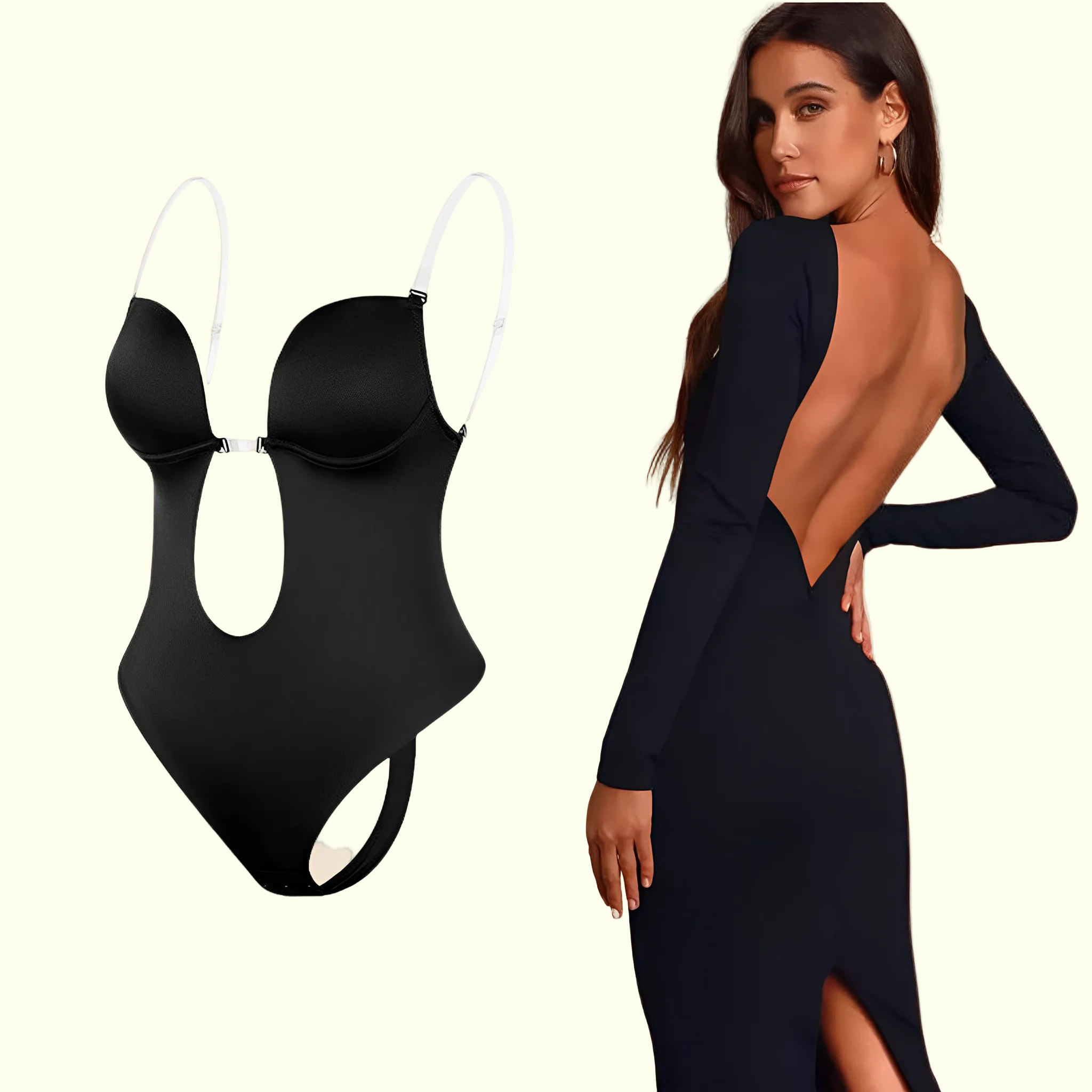 Rhea - Rugloser Body BH