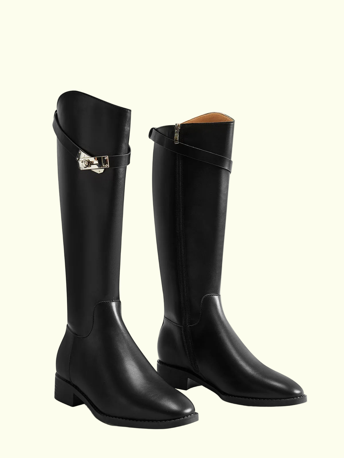 Kimmy-Gürtelkniehohe Ritterstiefel