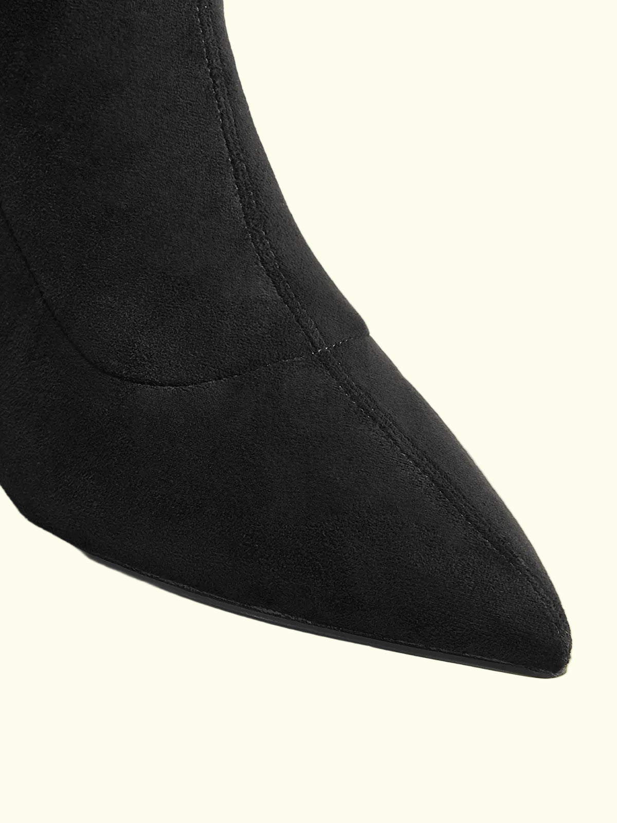 Slingback Absatz Stiefeletten aus Wildleder