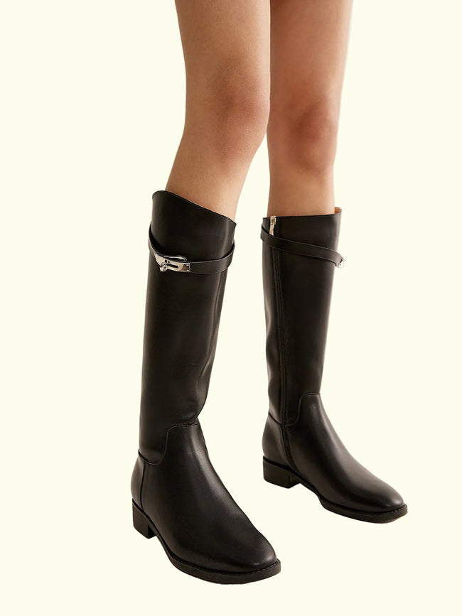 Kimmy-Gürtelkniehohe Ritterstiefel