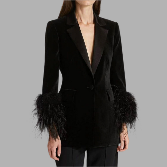 Gabriella - Luxuriöser Satin Blazer