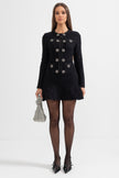 Siena Knit Dress – Schwarz