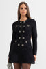 Siena Knit Dress – Schwarz