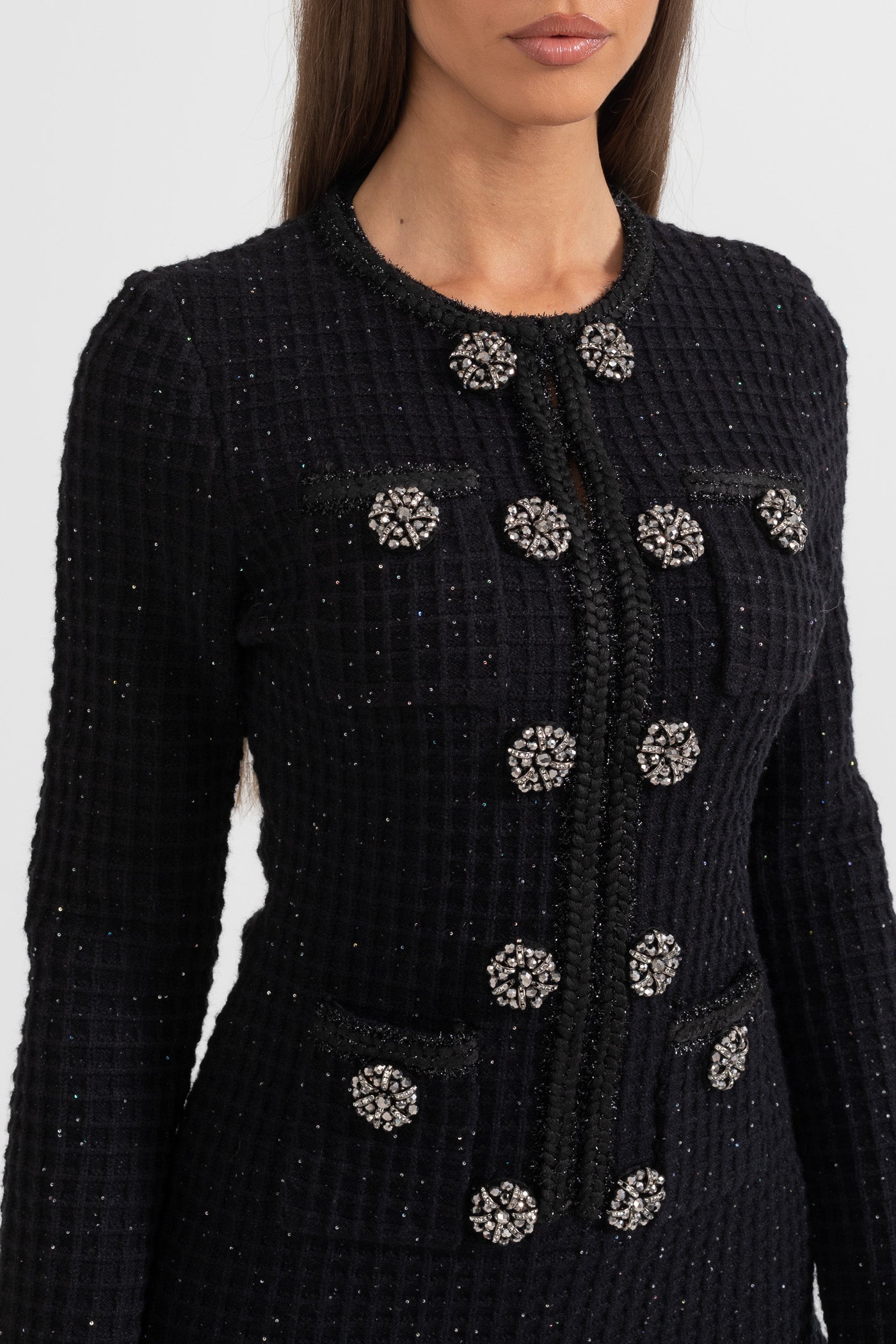Siena Knit Dress – Schwarz