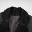 Dianthe grauer Blazer mit Spitze-Details