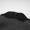 Dianthe grauer Blazer mit Spitze-Details