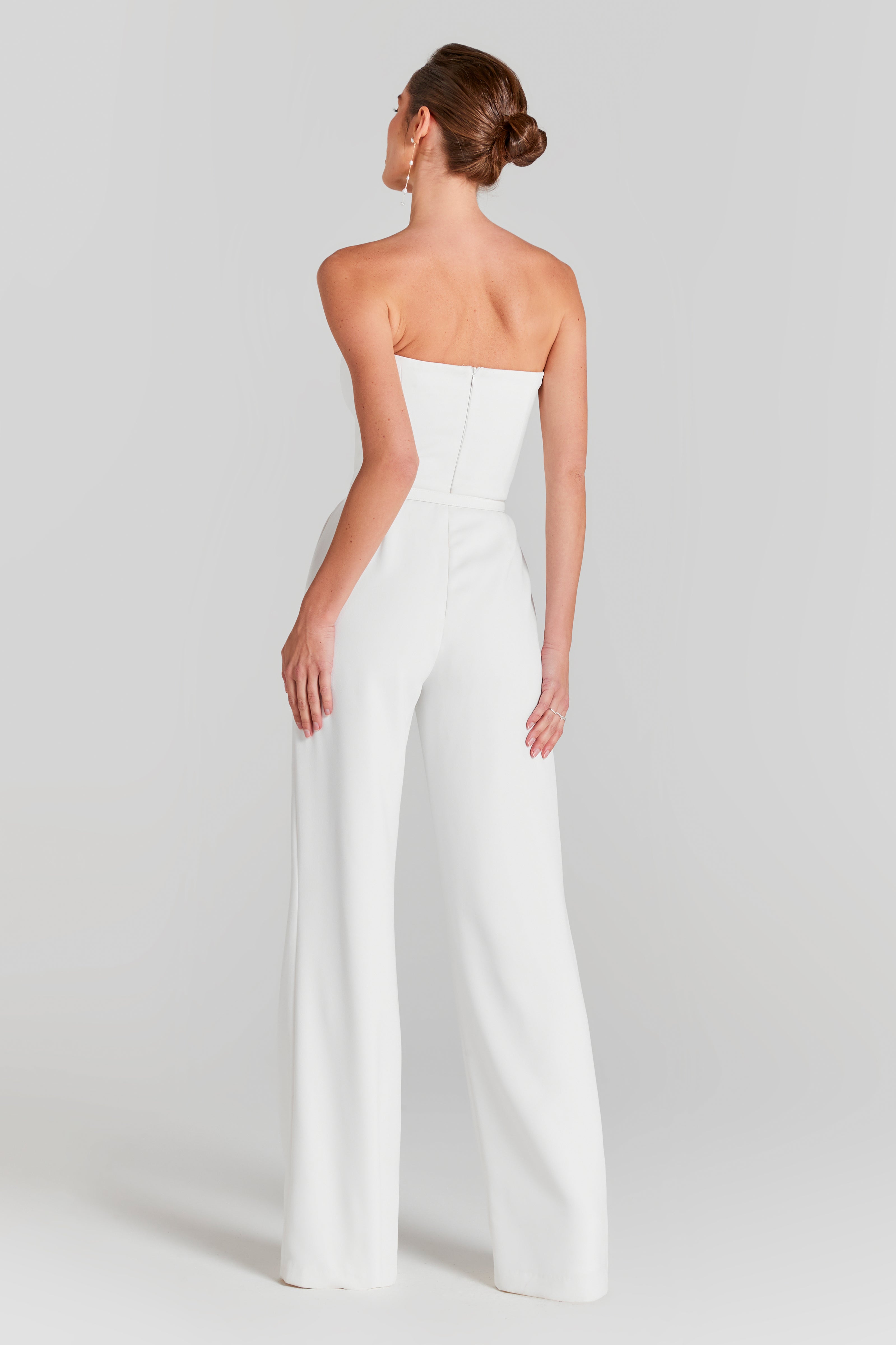Vanessa - Weißer eleganter Jumpsuit