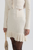 Giulia Strickkleid – Elfenbein