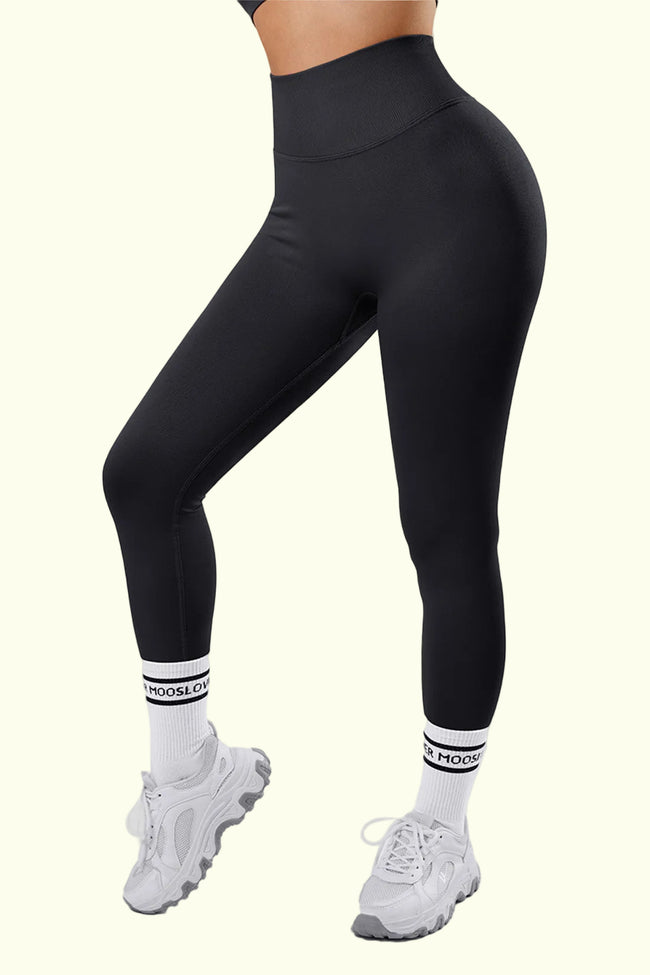 Hochgeschnittene Nahtlose Leggings mit Po-Formung