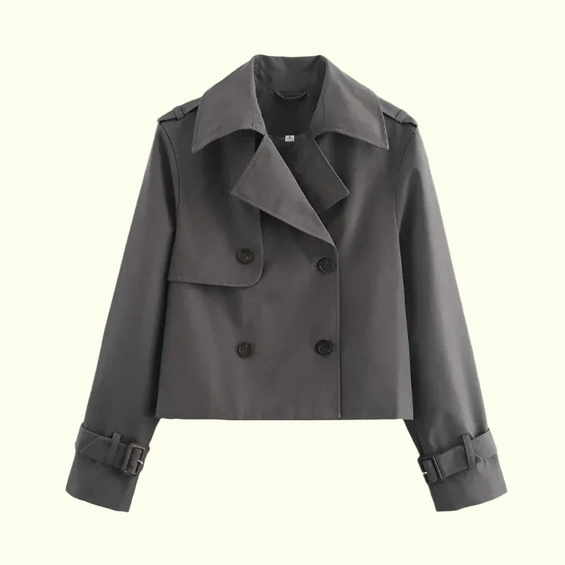 Elegant Vintage Trenchcoat für Damen