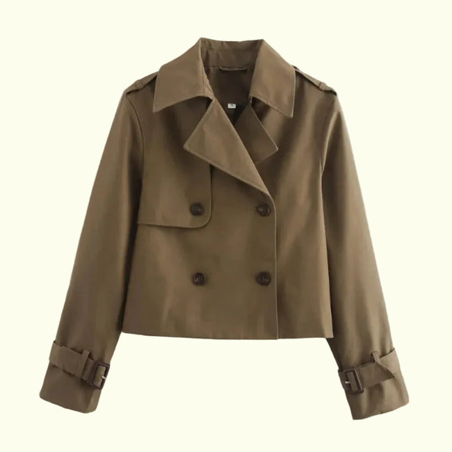 Elegant Vintage Trenchcoat für Damen