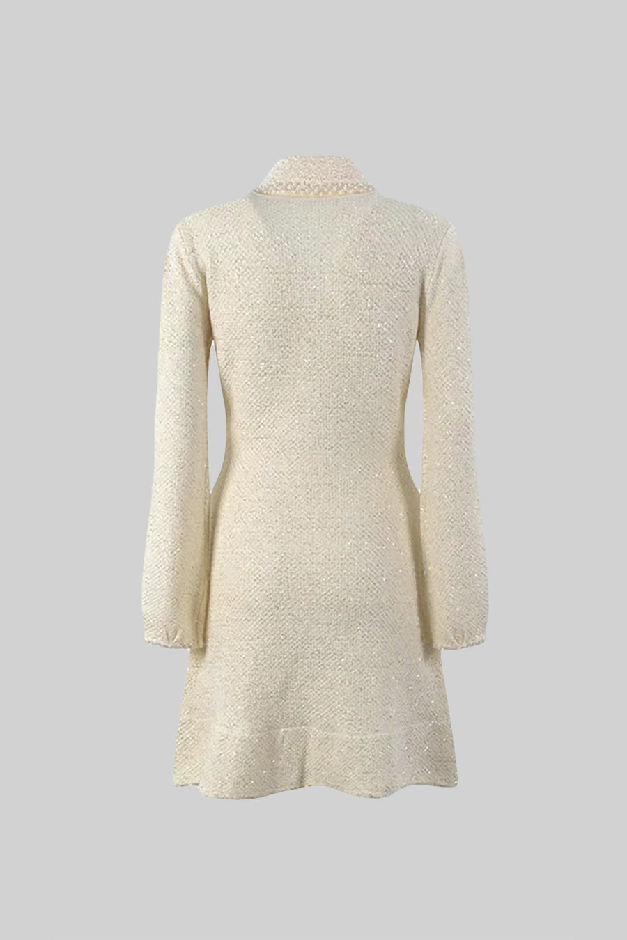 Giulia Strickkleid – Elfenbein