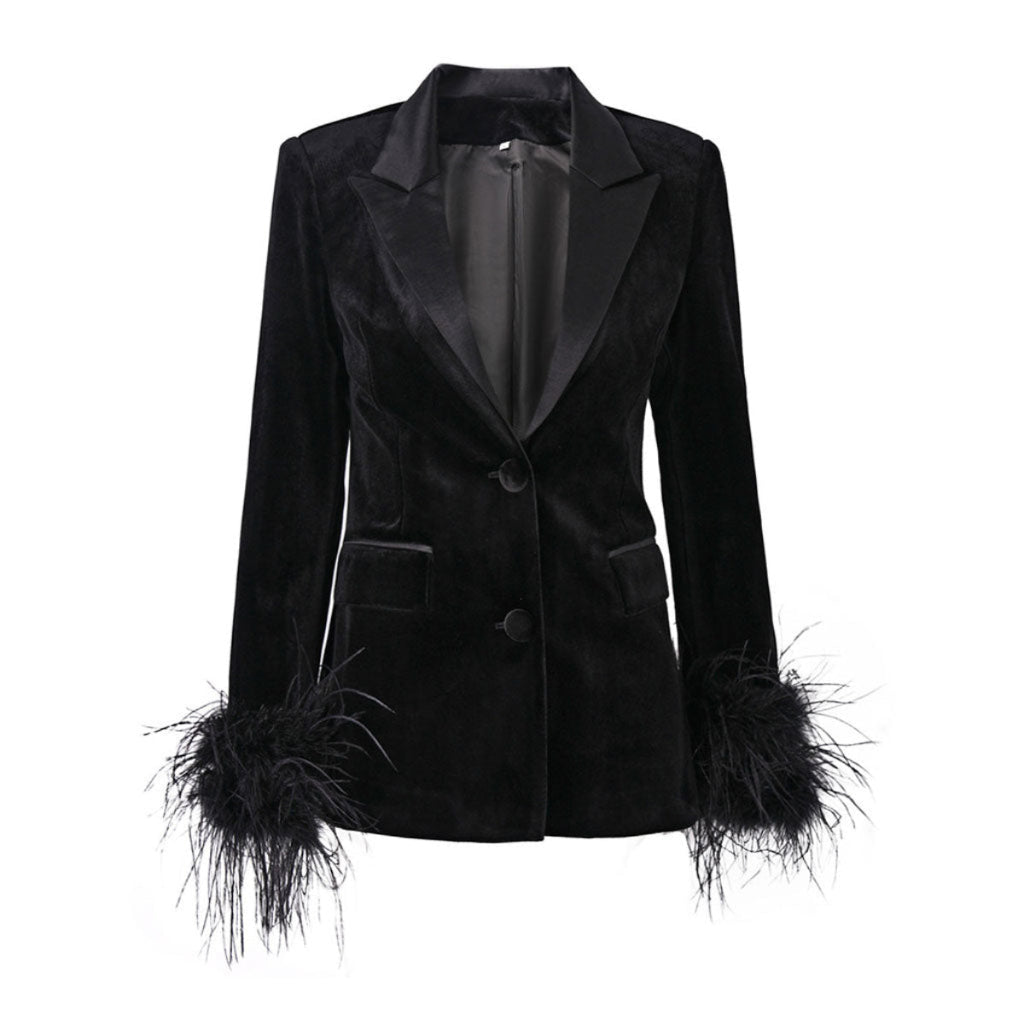 Gabriella - Luxuriöser Satin Blazer